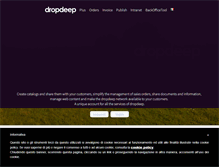 Tablet Screenshot of dropdeep.com